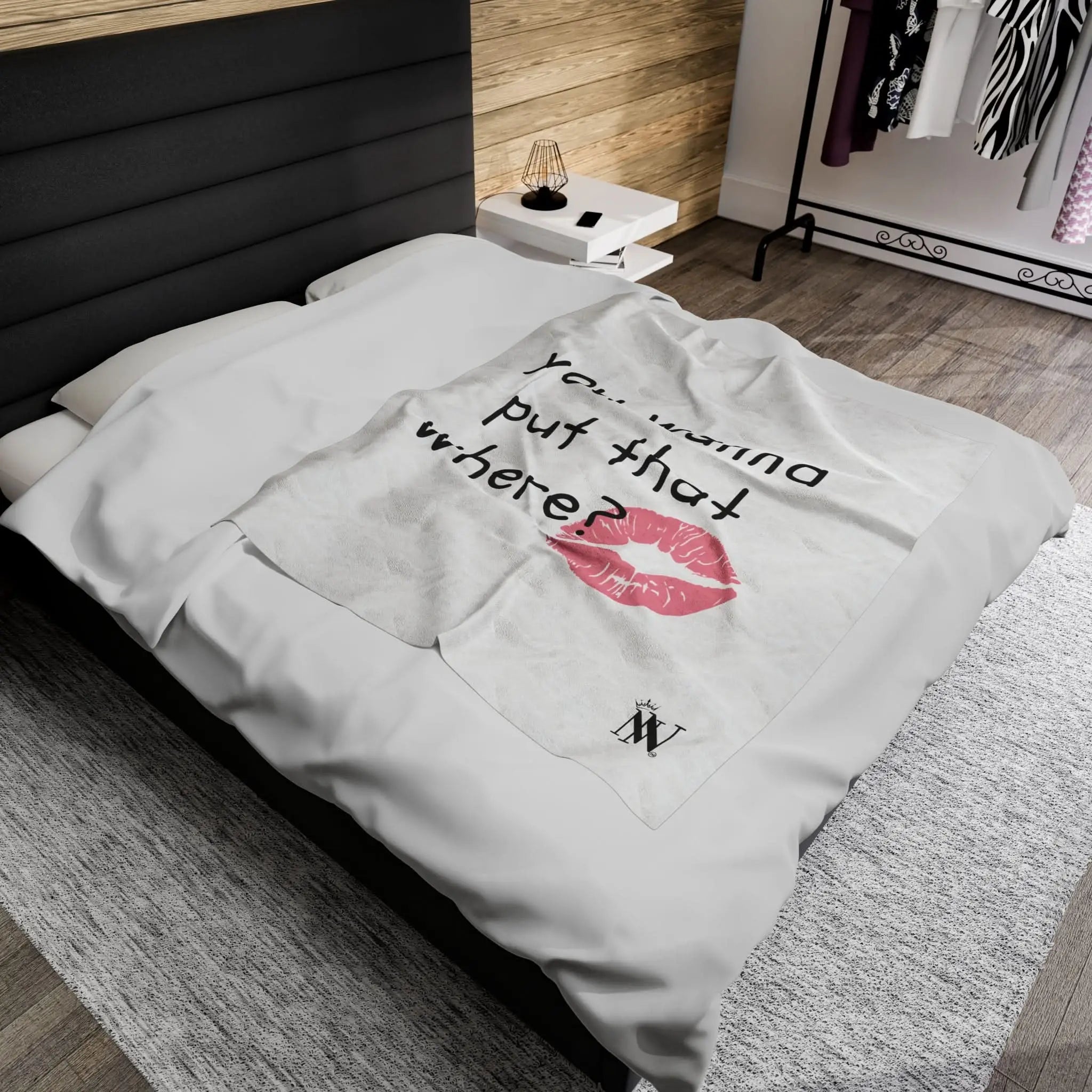 You Wanna Put That Where? | Mix & Match Fun-Flirty Lovers’ Blankets