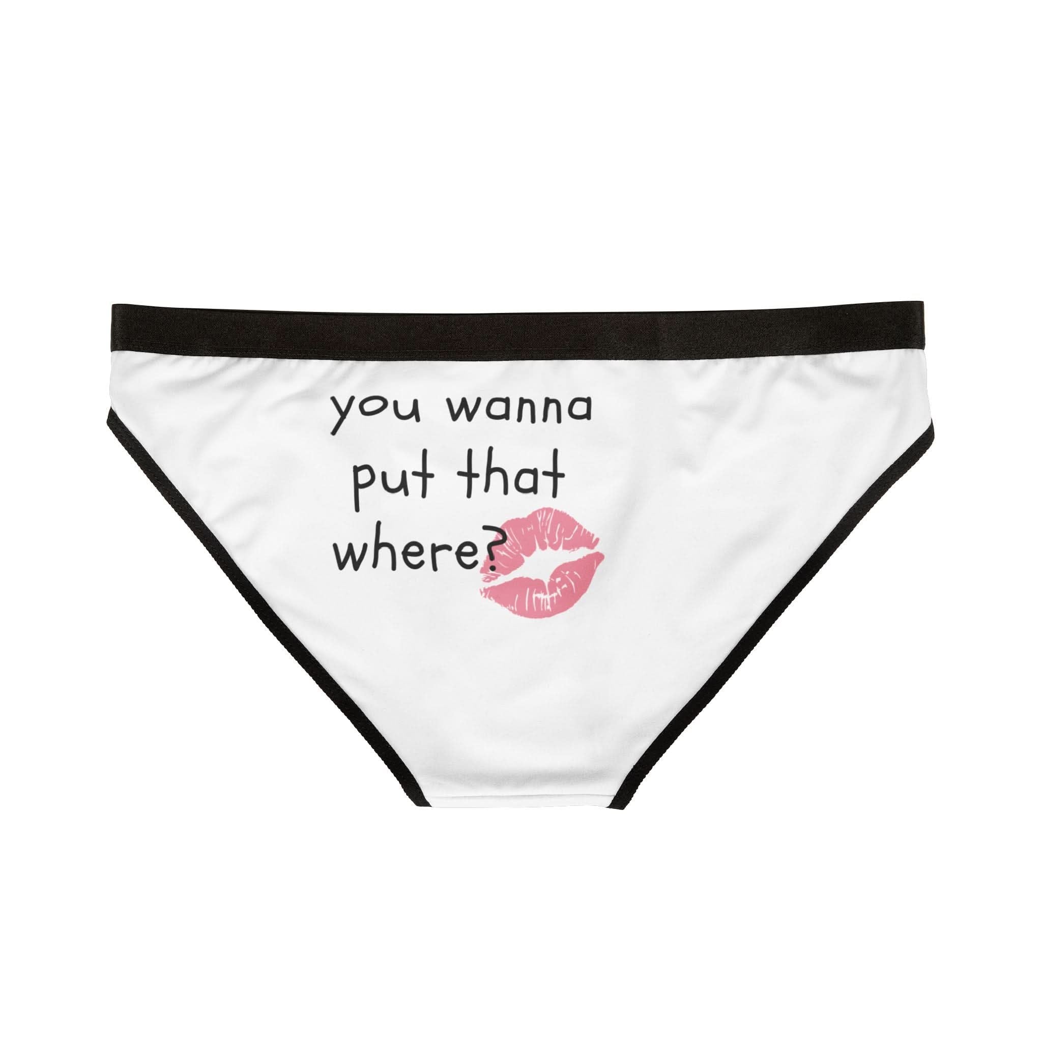 You Wanna Put That Where? | Mix & Match Women’s Fun-Flirty Lovers’ Panties