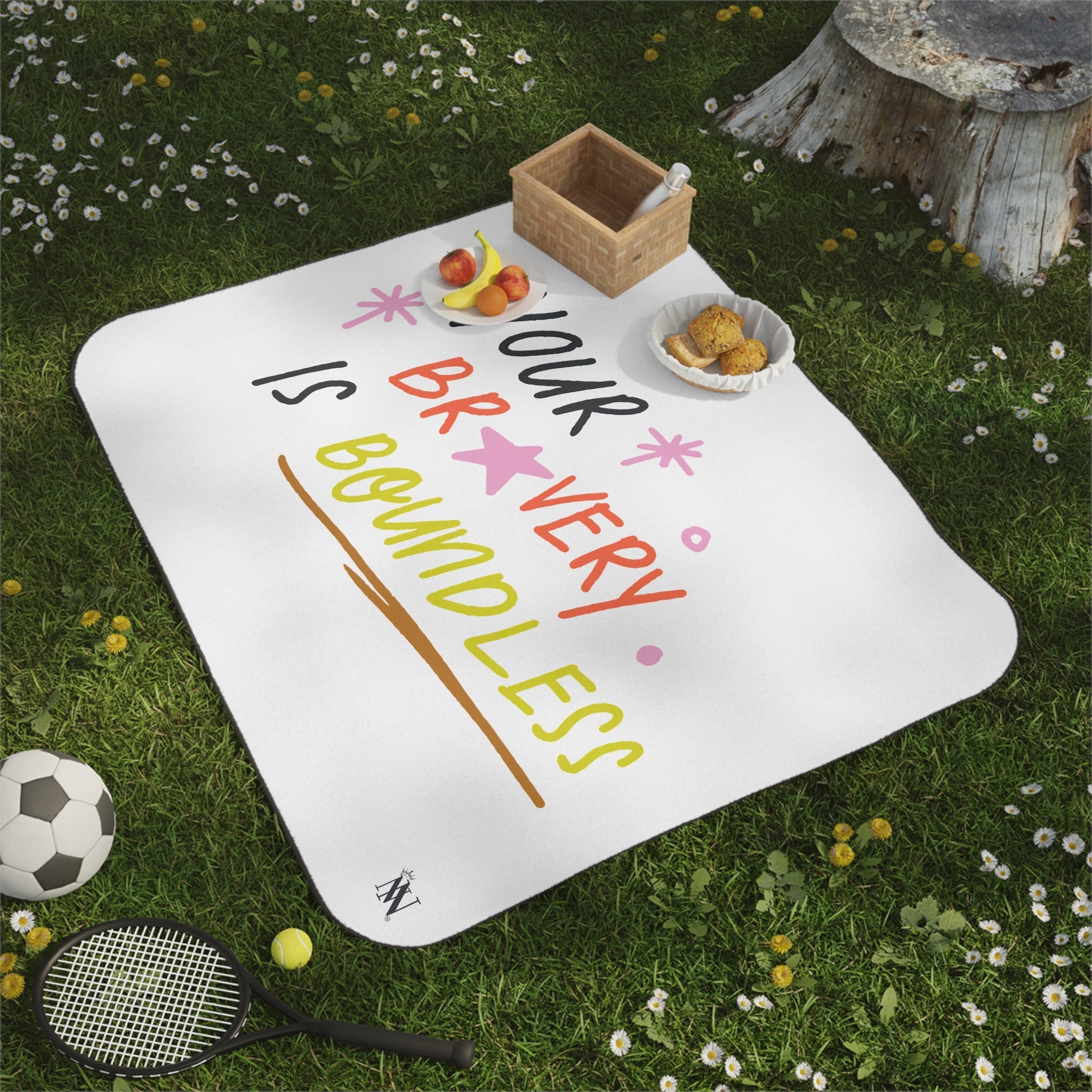 Your Bravery is Boundless | Mix Match Fun-Flirty Lovers’ Water-Resistant Blankets