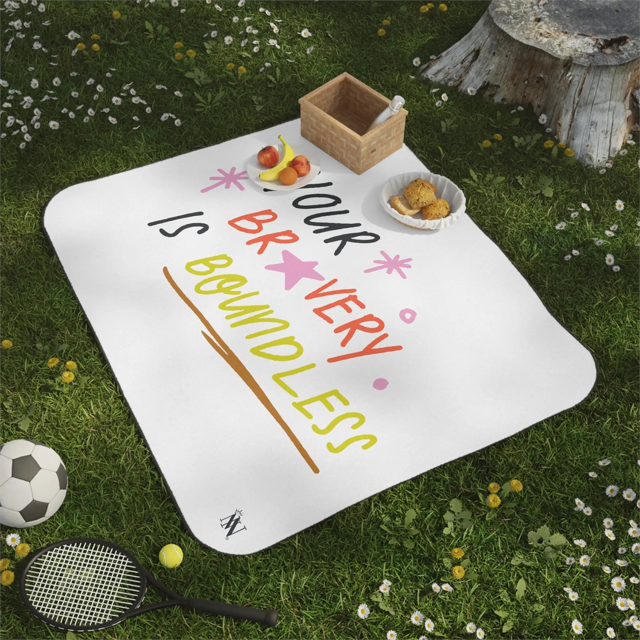 Your Bravery is Boundless | Mix Match Fun-Flirty Lovers’ Water-Resistant Blankets