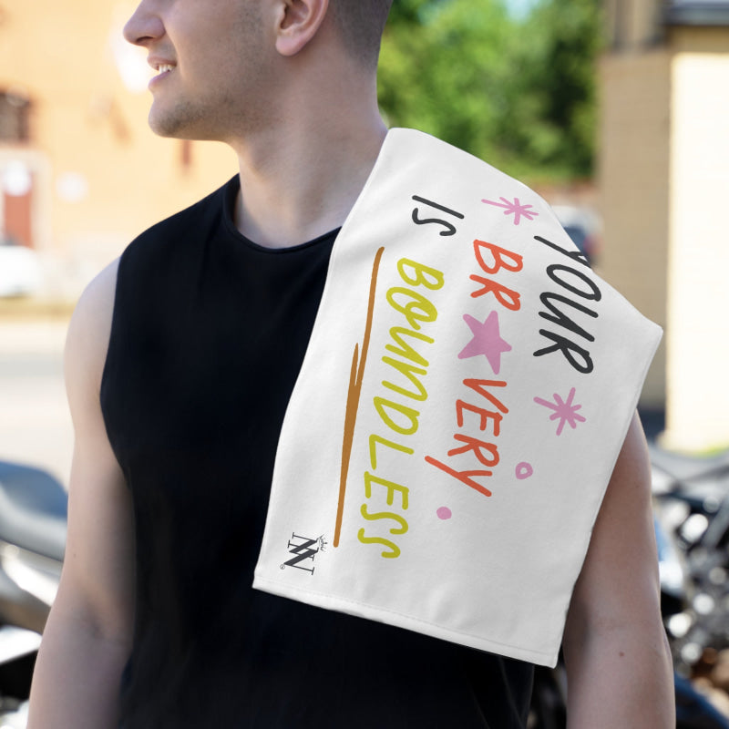 Your Bravery is Boundless | Mix & Match Soft Fun-Flirty Lovers’ Towels
