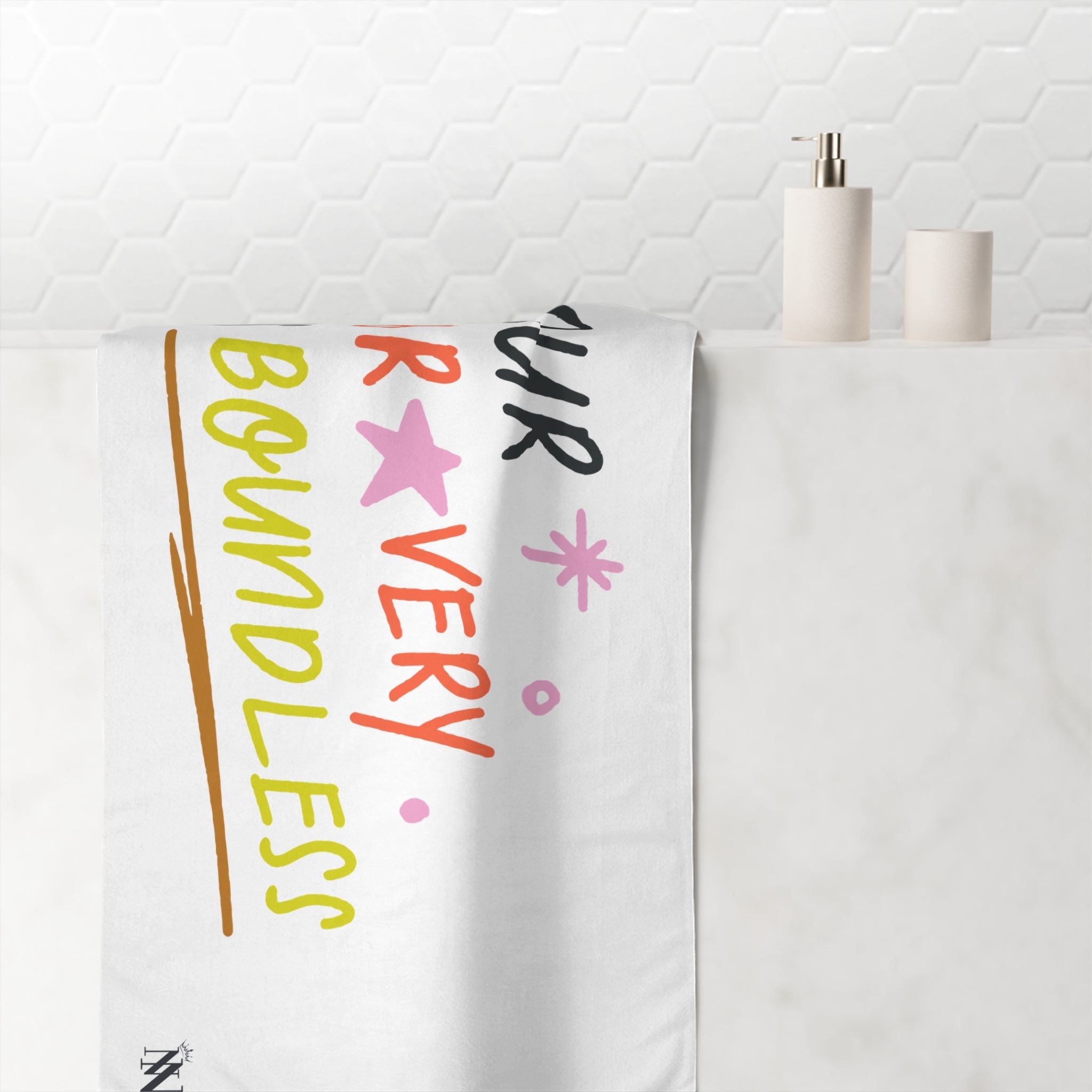 Your Bravery is Boundless | Mix & Match XL Fun-Flirty Lovers’ Towels