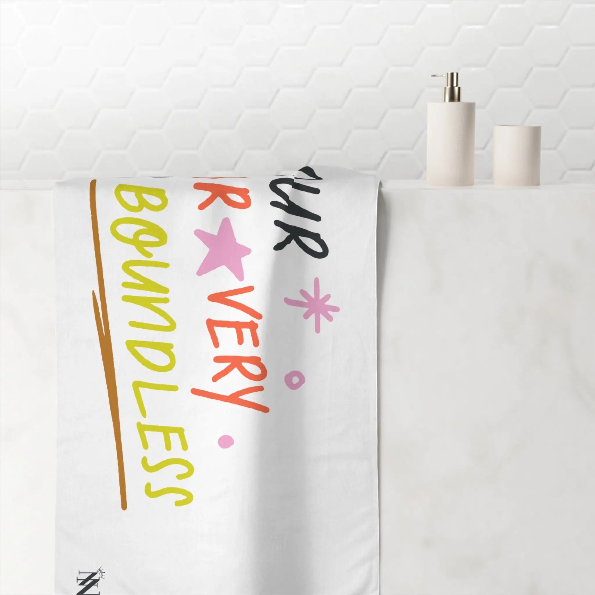 Your Bravery is Boundless | Mix & Match XL Fun-Flirty Lovers’ Towels