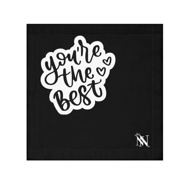 You’re the Best Black | Mix & Match Lils’ Fun-Flirty Lovers’ Towels