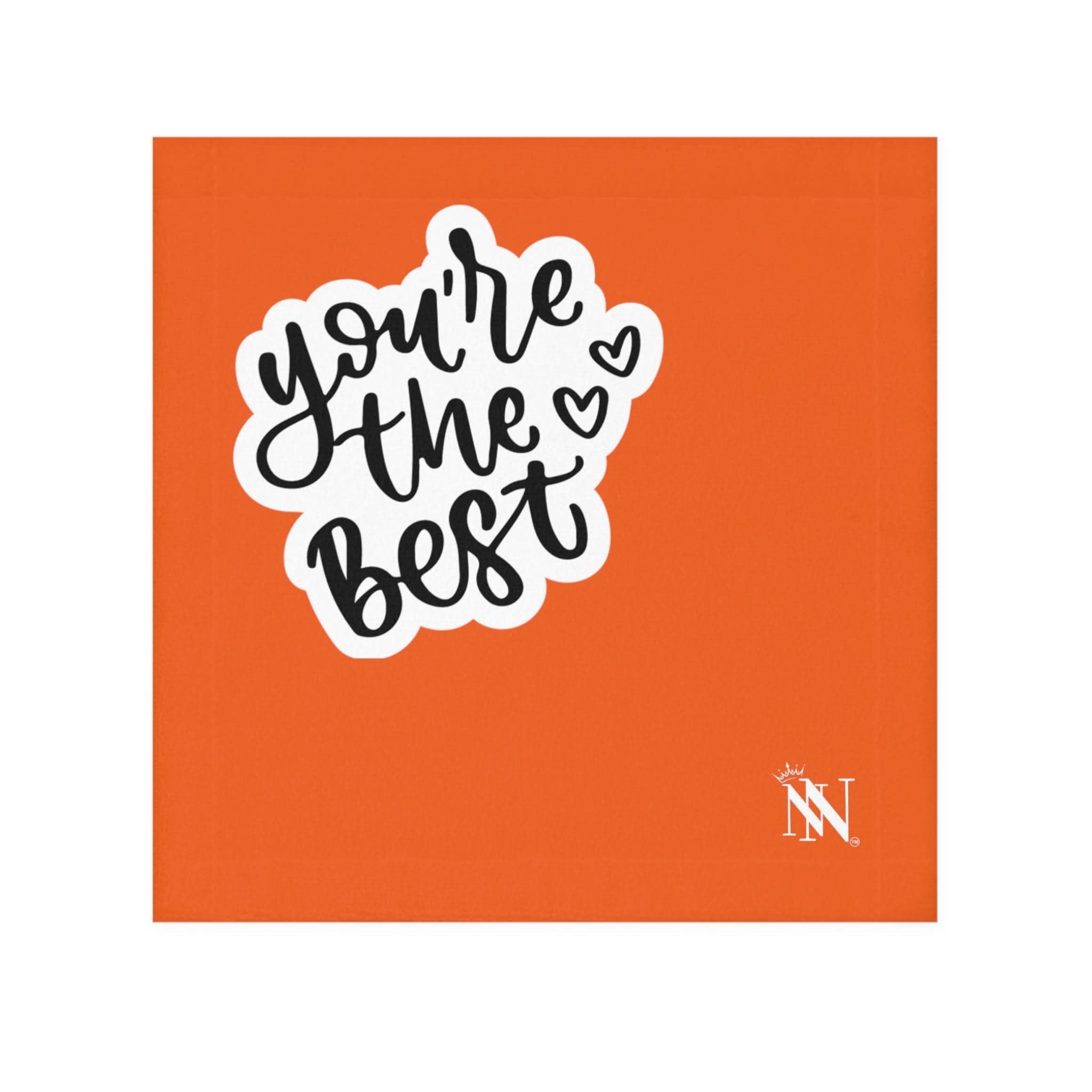 You’re the Best Orange | Mix & Match Lils’ Fun-Flirty Lovers’ Towels