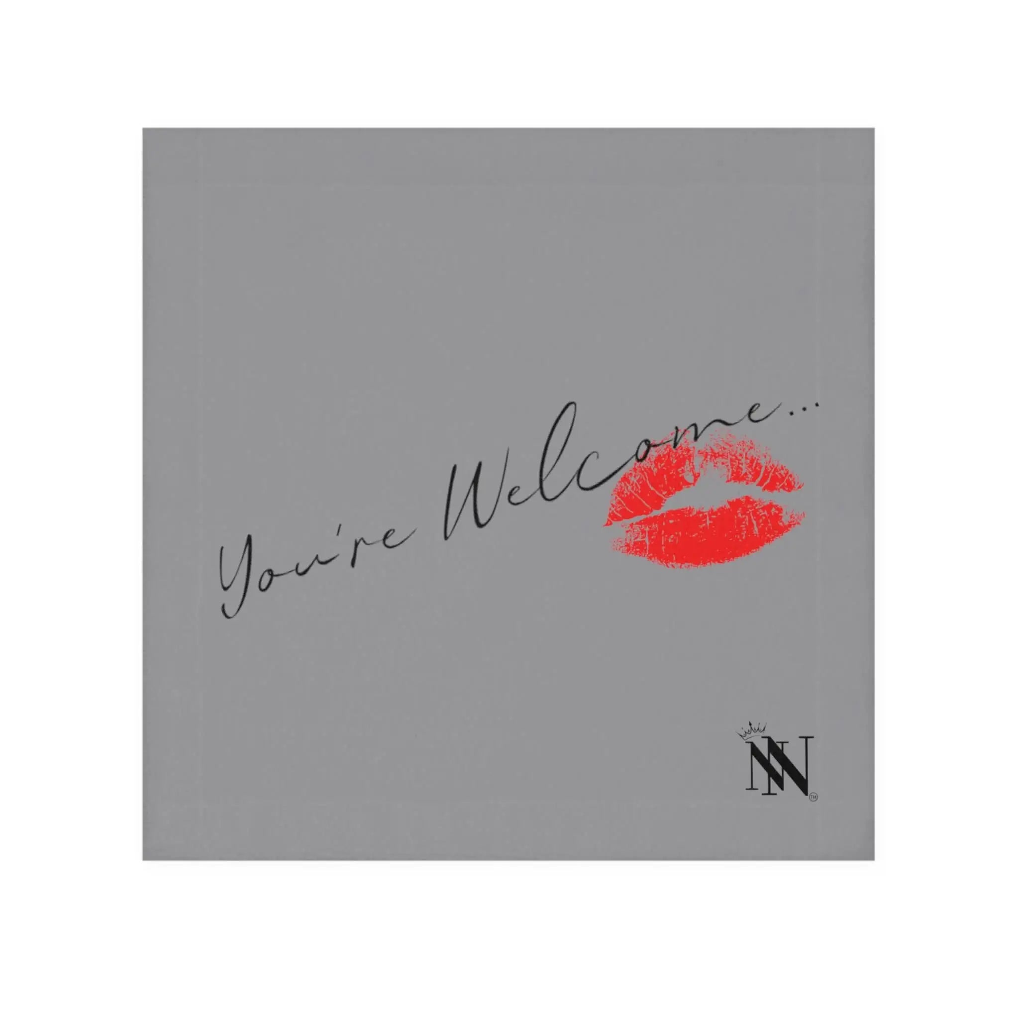 You’re Welcome Grey | Mix & Match Lils’ Fun-Flirty Lovers’ Towels