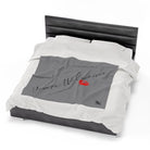 You’re Welcome Kiss Grey | Mix & Match Fun-Flirty Lovers’ Blankets