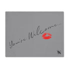 You’re Welcome Kiss Grey | Mix & Match Playful Fun-Flirty Lovers’ Toy Mats