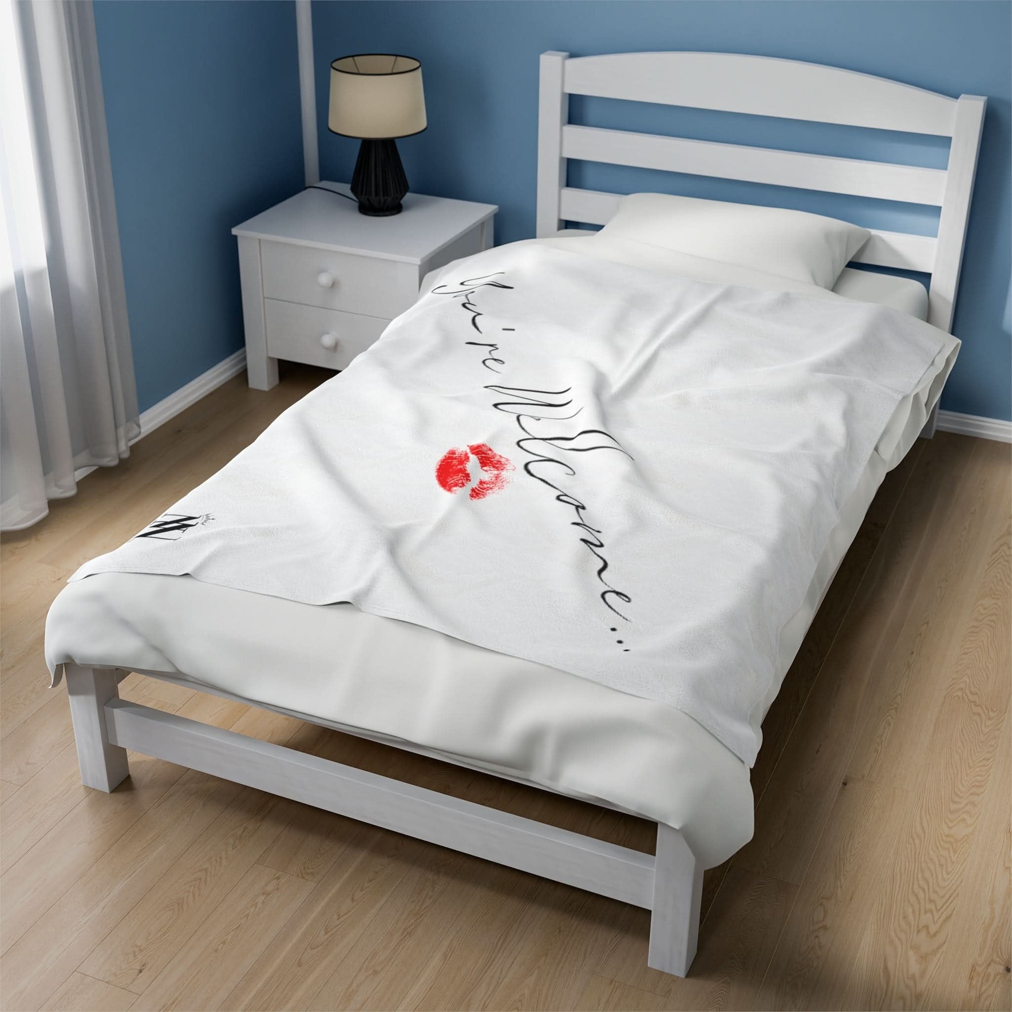 You’re Welcome Kiss | Mix & Match Fun-Flirty Lovers’ Blankets