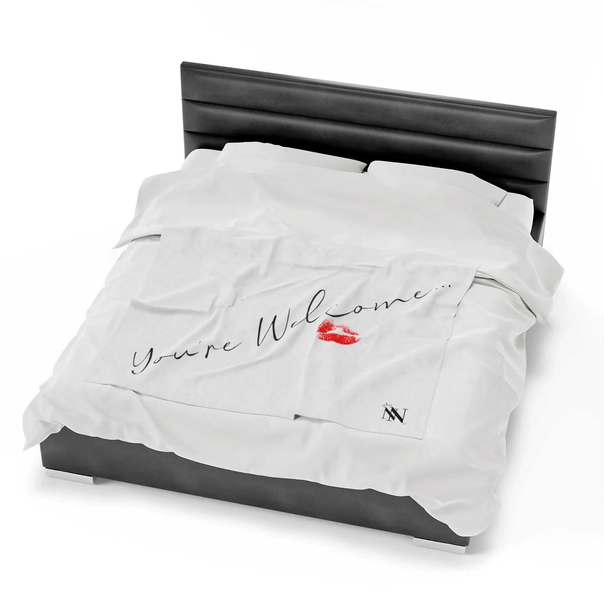 You’re Welcome Kiss | Mix & Match Fun-Flirty Lovers’ Blankets