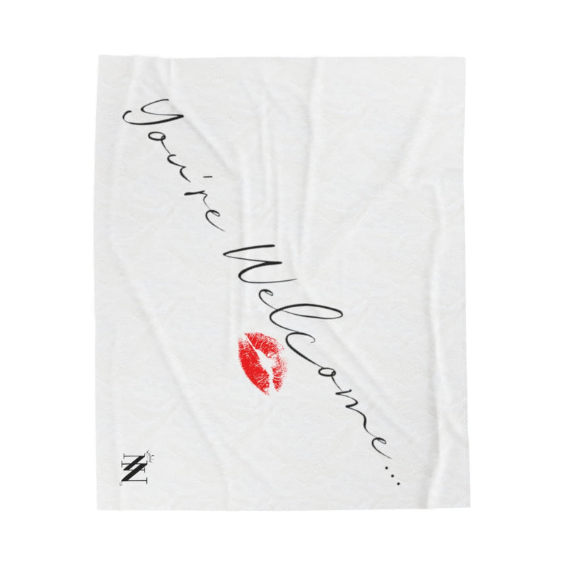 You’re Welcome Kiss | Mix & Match Fun-Flirty Lovers’ Blankets