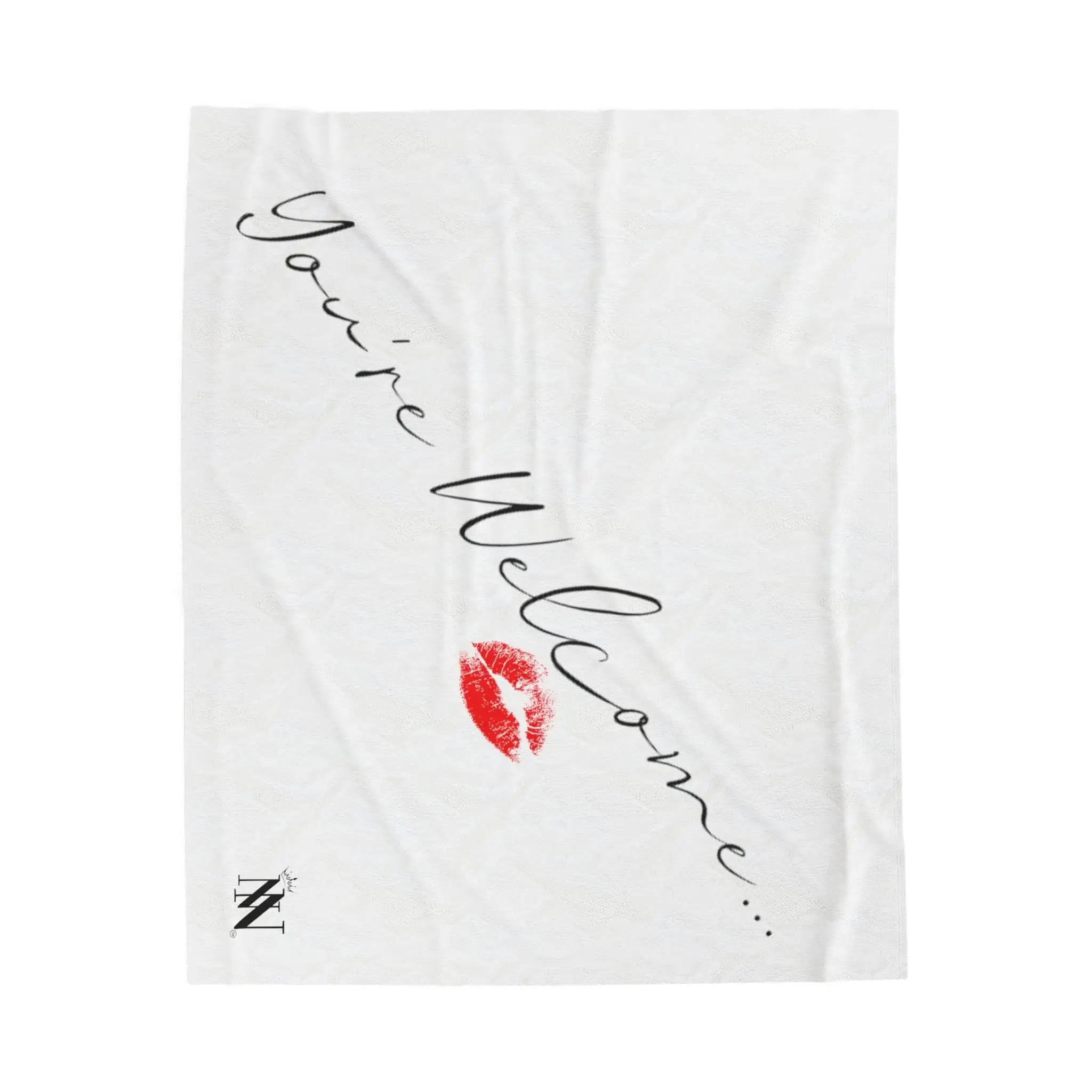 You’re Welcome Kiss | Mix & Match Fun-Flirty Lovers’ Blankets
