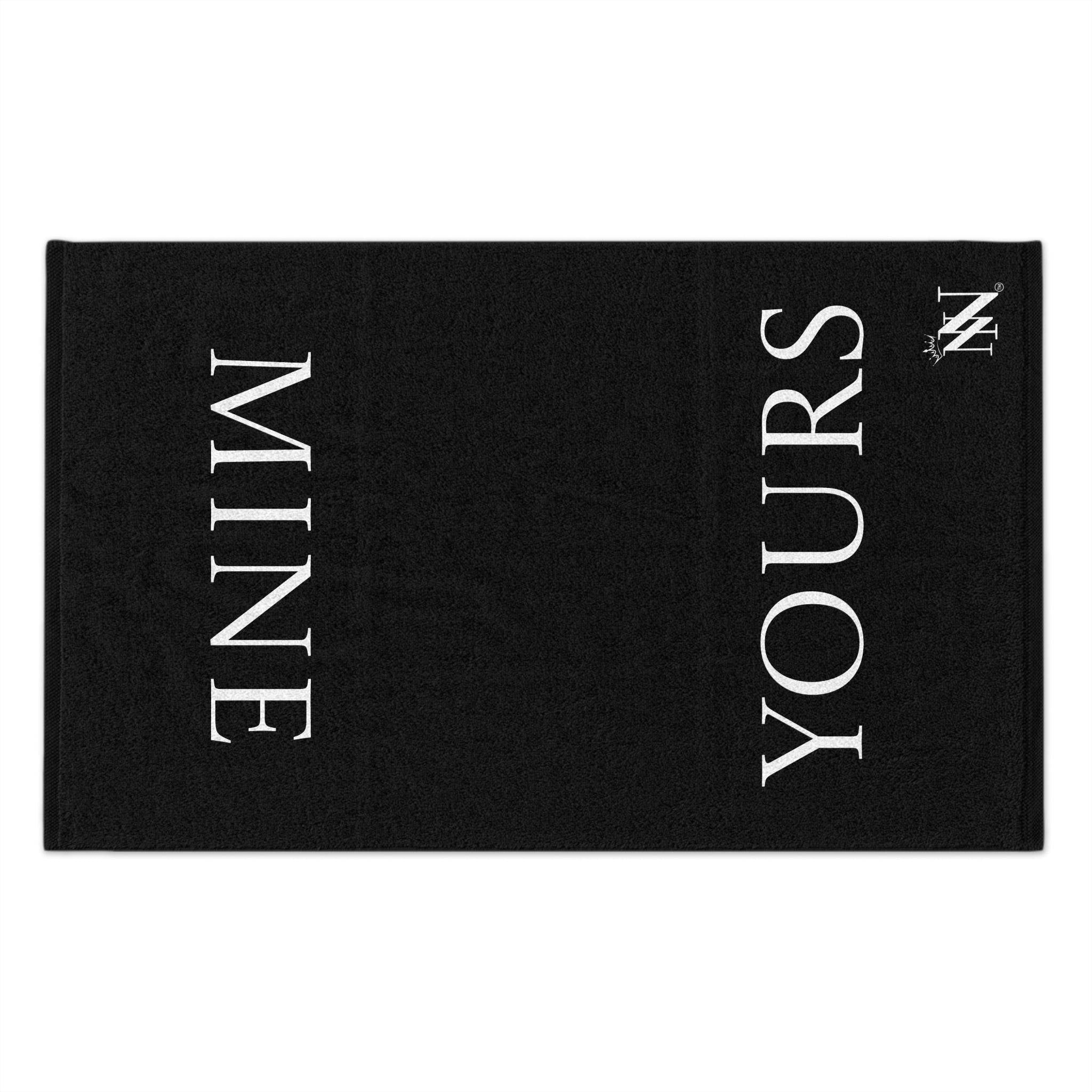 Yours Mine Shareable Black Mix & Match Soft Sex Towels | Flirty Lovers’ Gifts
