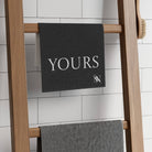 Yours Mine Shareable Black Mix & Match Soft Sex Towels | Flirty Lovers’ Gifts