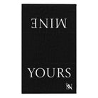 Yours Mine Shareable Black Mix & Match Soft Sex Towels | Flirty Lovers’ Gifts