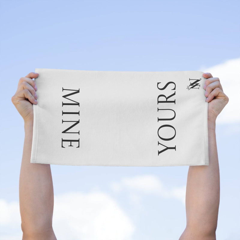 Yours Mine Shareable | Mix & Match Soft Fun-Flirty Lovers’ Towels