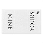 Yours Mine Shareable | Mix & Match Soft Fun-Flirty Lovers’ Towels
