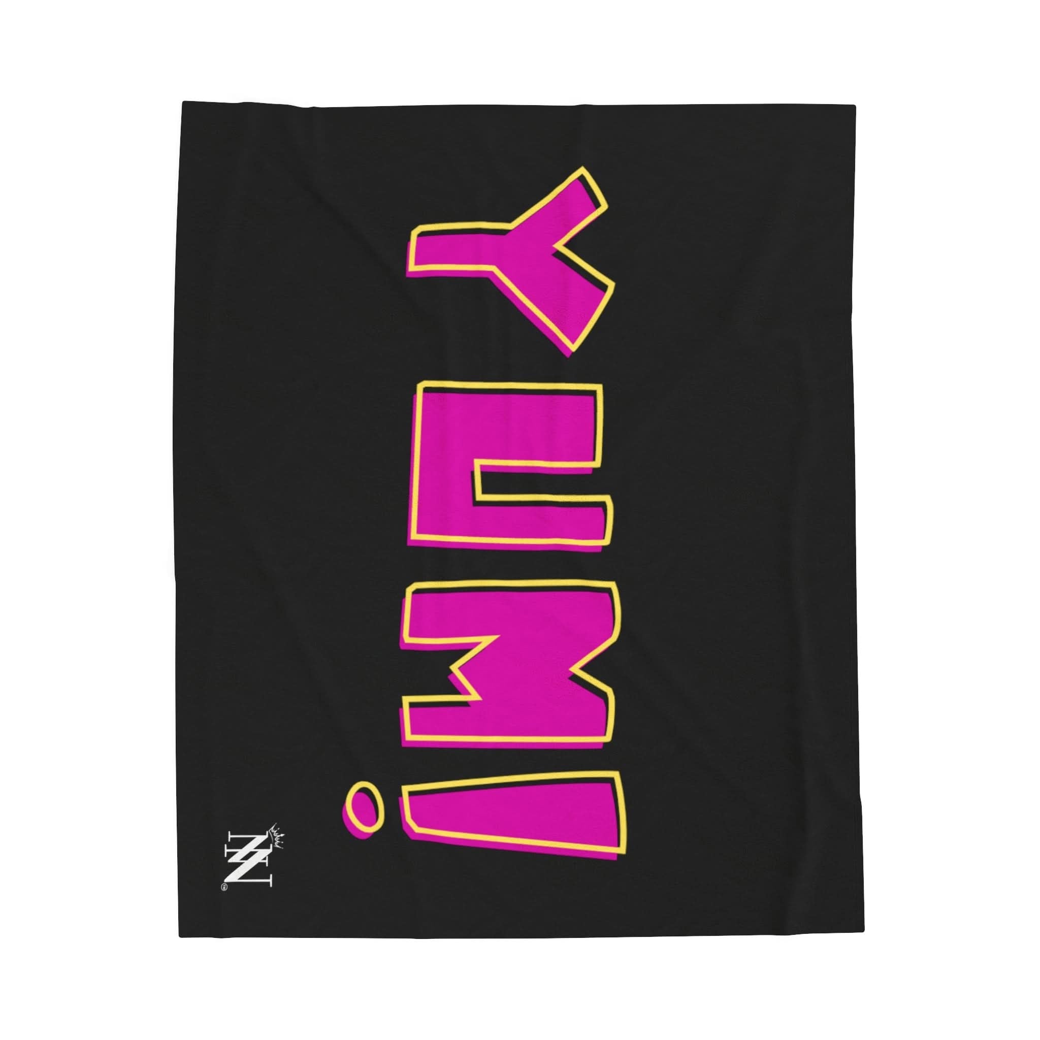 Yum! Black | Mix & Match Fun-Flirty Lovers’ Blankets