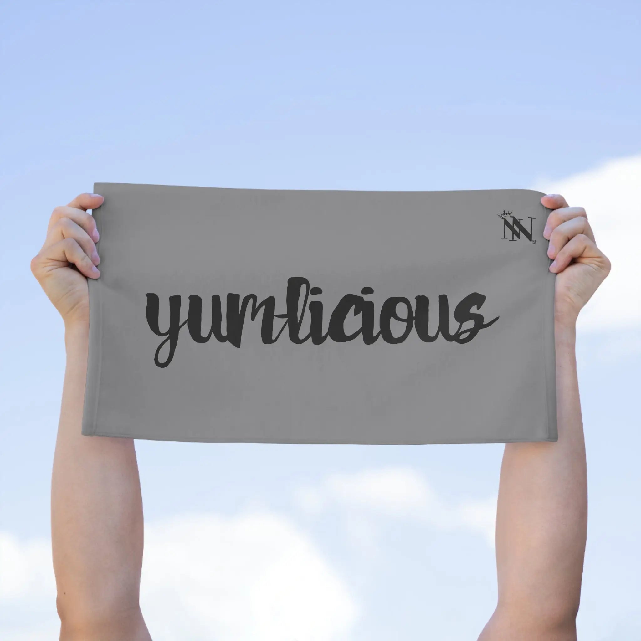 Yum-licious Grey | Mix & Match Soft Fun-Flirty Lovers’ Towels