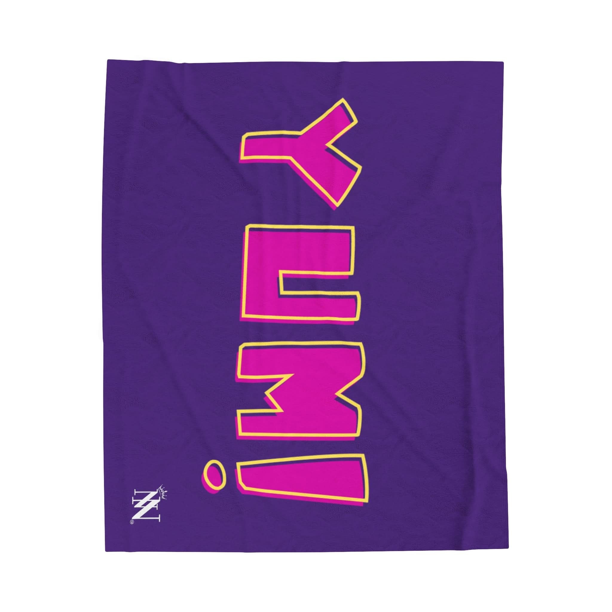 Yum! Purple | Mix & Match Soft Fun-Flirty Lovers’ Blankets