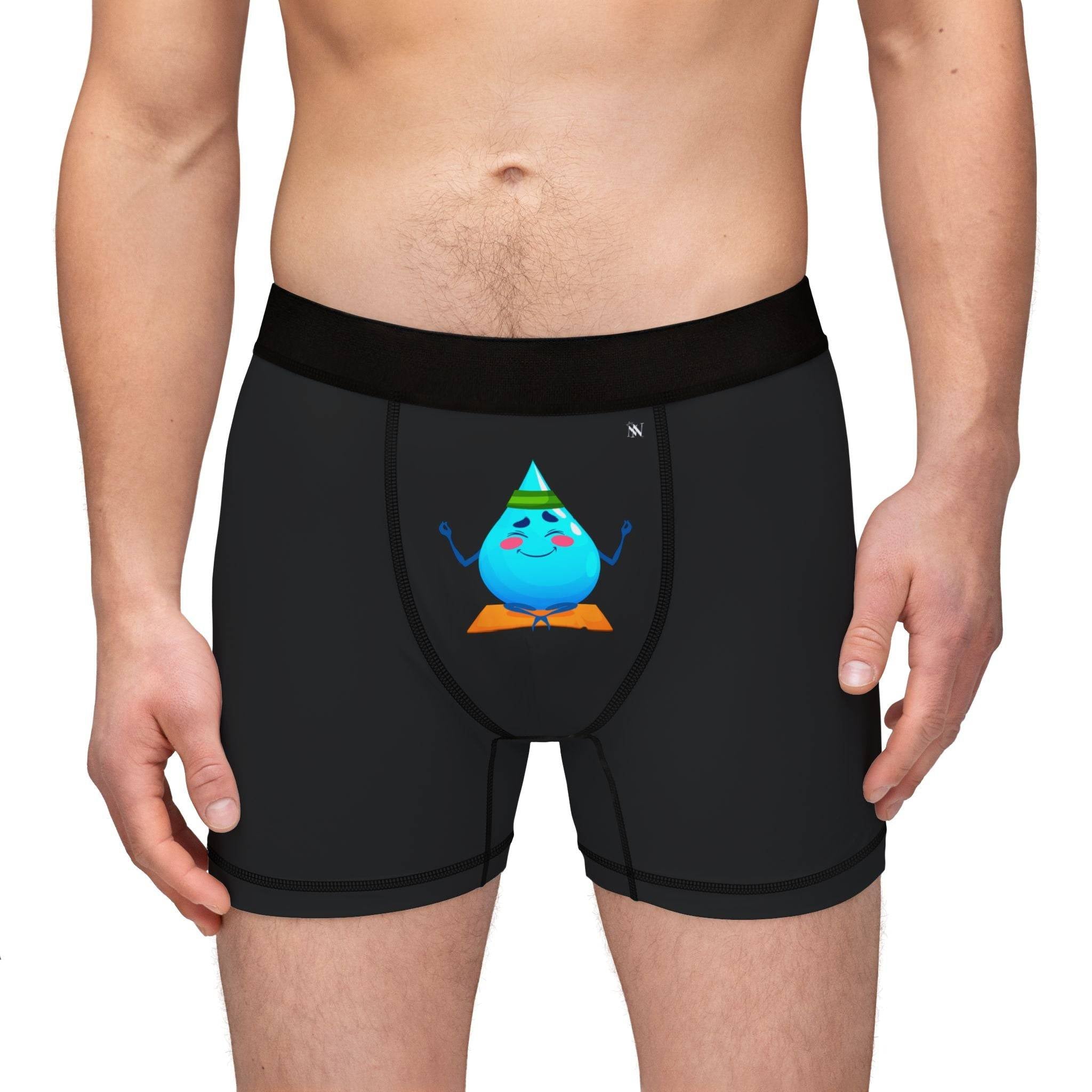Zen Rain Drop | Mix and Match Fun-Flirty Lovers’ Boxer Briefs