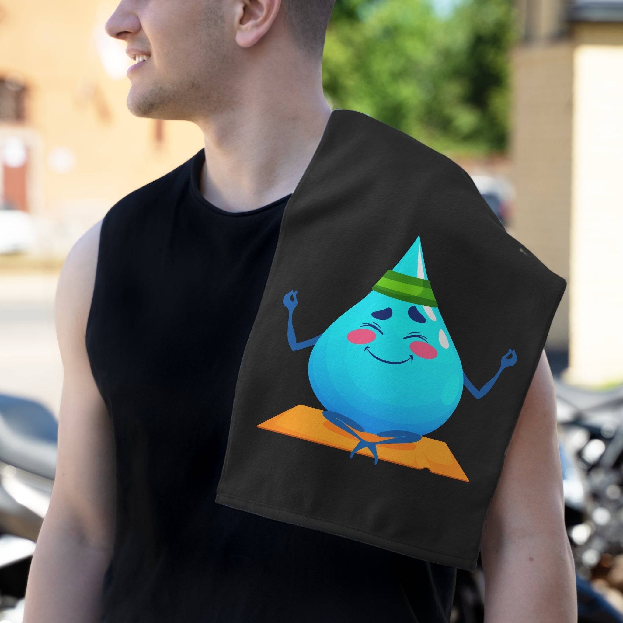 Zen Rain Drop | Mix & Match Soft Fun-Flirty Lovers’ Towels