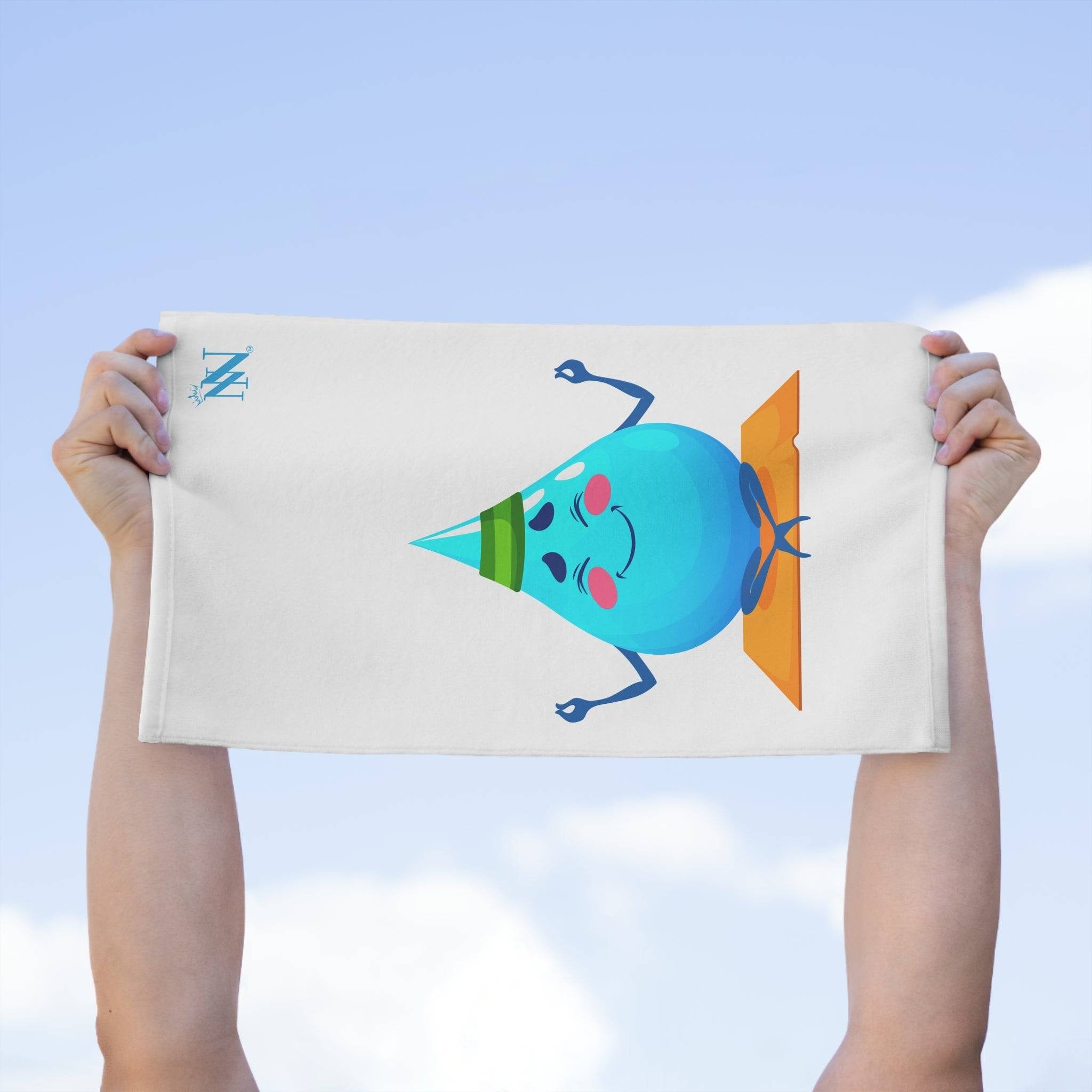 Zen Rain Drop White Mix & Match Soft Sex Towels | Naughty Lovers’ Gifts