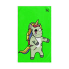 Zombie Unicorn Neon Green | Mix & Match Original Fun-Flirty Lovers’ Towels