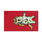 Zombie Unicorn Red | Mix & Match Original Fun-Flirty Lovers’ Towels
